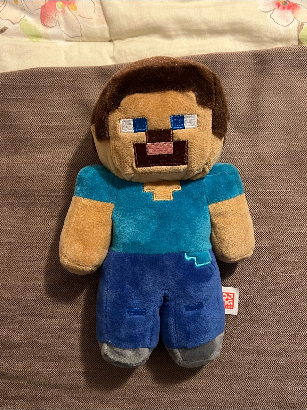 Minecraft Steve Plush Mattel Mojang Studios Blue Stuffed Toy